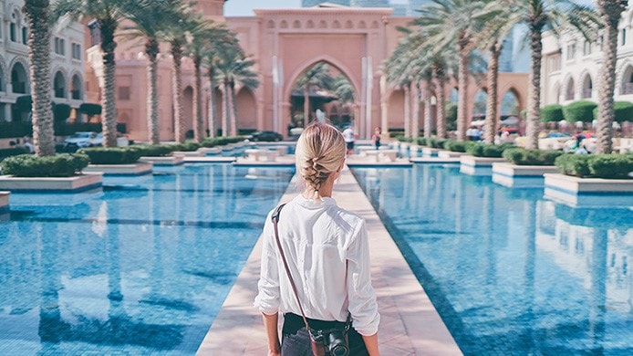 Dubaï, Emirati Capitale Tour Touristes Emirati Vacation Débardeur